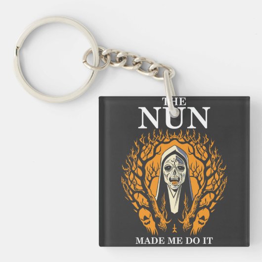 De non dwong me het te doen sleutelhanger (voorkant)