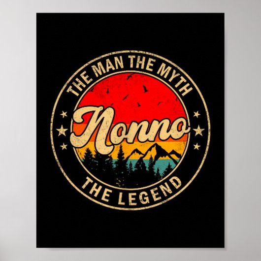 De Nonno Mythe Legende Vintage Retro Poster (Voorkant)