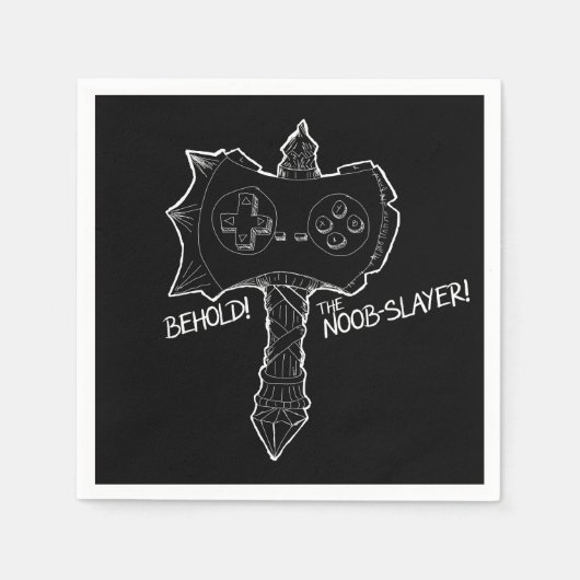 De Noob Slayer. Servet (Voorkant)