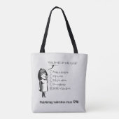 De noodoplossing van de chronische overdenker tote bag (Achterkant)