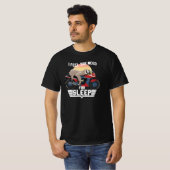 De noodzaak van slaapstand | Funny Sloth T-Shirt (Voorkant volledig)
