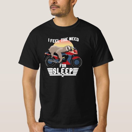 De noodzaak van slaapstand | Funny Sloth T-Shirt (Voorkant)