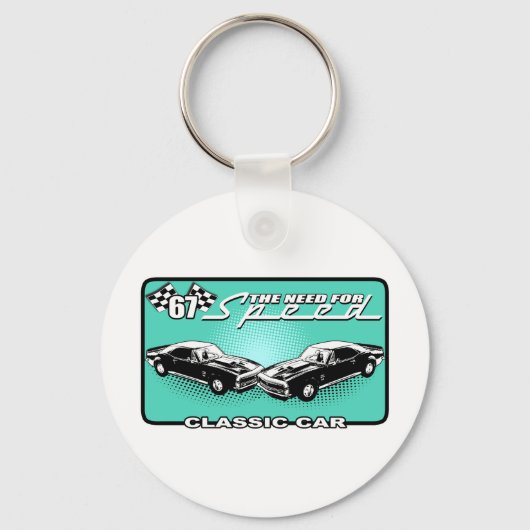 De noodzaak van snelheid sleutelhanger (Voorkant)