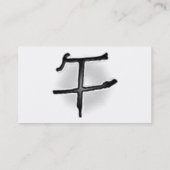 De Noon Horse-profielkaart Visitekaartje (Achterkant)