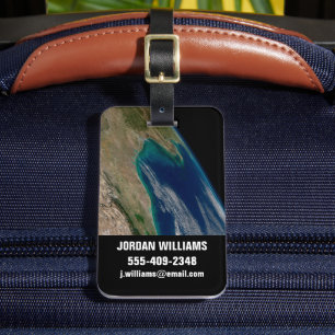 De noordelijke Golf van Mexico. Bagagelabel