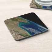 De noordelijke Golf van Mexico. Bier Onderzetter (Linkerzijde)