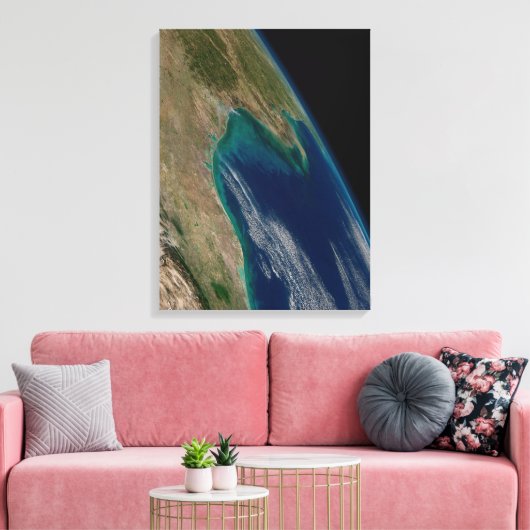 De noordelijke Golf van Mexico. Canvas Afdruk (Insitu (Woonkamer))