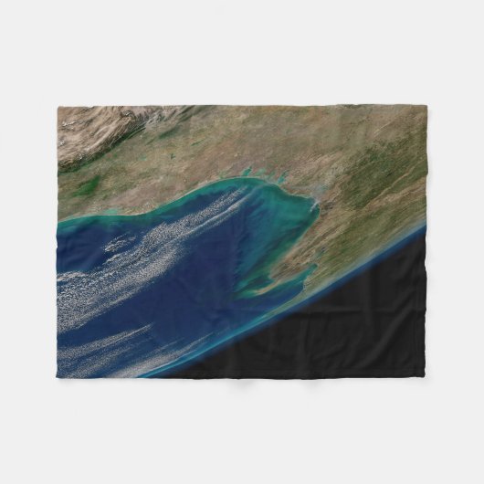 De noordelijke Golf van Mexico. Fleece Deken (Voorkant (Horizontaal))