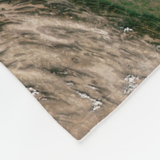 De noordelijke Golf van Mexico. Fleece Deken (Hoek)