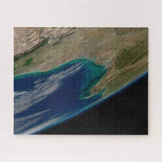 De noordelijke Golf van Mexico. Legpuzzel (Horizontaal)