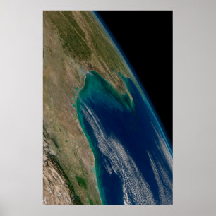 De noordelijke Golf van Mexico. Poster