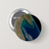 De noordelijke Golf van Mexico. Ronde Button 5,7 Cm (Voorkant /achterkant)