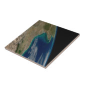 De noordelijke Golf van Mexico. Tegeltje (Zijkant)