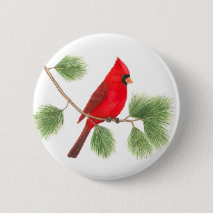 De noordelijke HoofdButton van de Illustratie Ronde Button 5,7 Cm