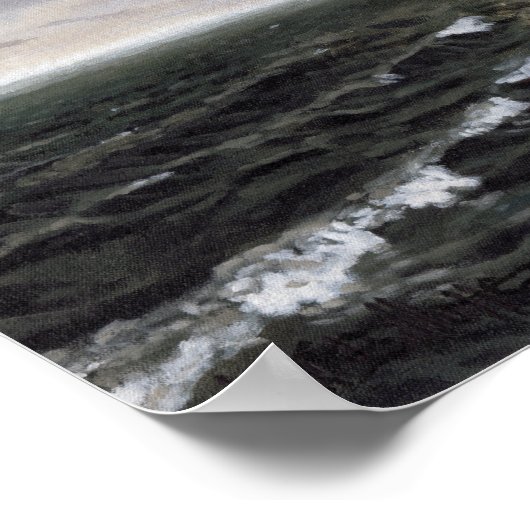 De Noordelijke IJszee: 17x11 Poster (Hoek)