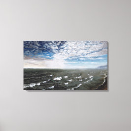 De Noordelijke IJszee: Canvas Uncropped Afdruk