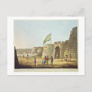 De noordelijke ingang in de haven van Bangalore, p Briefkaart