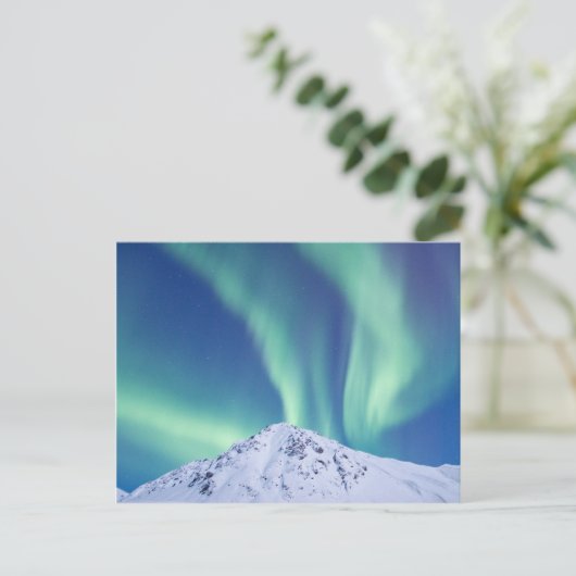 De noordelijke lichten briefkaart (Staand voorkant)