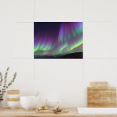 De noordelijke lichten | Noord-IJsland Poster (Keuken)