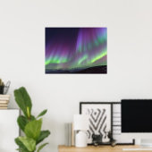 De noordelijke lichten | Noord-IJsland Poster (Thuiskantoor)