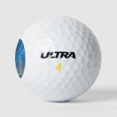 De noordelijke lichten uit Noord-Noorwegen (Aurora Golfballen (Logo)