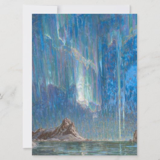 De noordelijke lichten uit Noord-Noorwegen (Aurora Kaart (Voorkant)