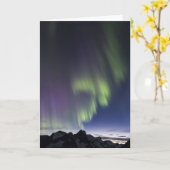 De Noordelijke Lichten van Icefield van Juneau. Kaart (Gele Bloem)