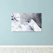 De noordelijke punt van Alexander Island Canvas Afdruk (Insitu (Houten vloer))