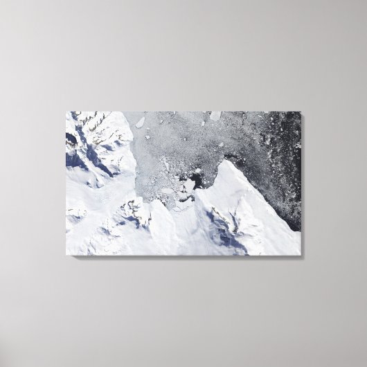 De noordelijke punt van Alexander Island Canvas Afdruk (Voorkant)