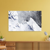 De noordelijke punt van Alexander Island Canvas Afdruk (Insitu (Woonkamer))