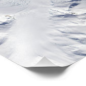 De noordelijke punt van Alexander Island Foto Afdruk (Hoek)