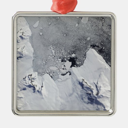 De noordelijke punt van Alexander Island Metalen Ornament (Voorkant)