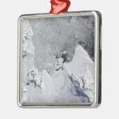 De noordelijke punt van Alexander Island Metalen Ornament (Links)