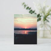 De noordelijke Zonsondergang van Minnesota Briefkaart (Staand voorkant)