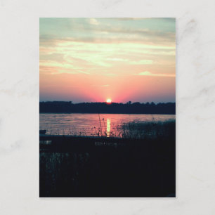 De noordelijke Zonsondergang van Minnesota Briefkaart