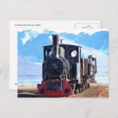 De noordelijkste trein ter wereld, Svalbard Briefkaart (Voorkant / Achterkant)