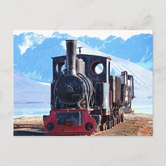 De noordelijkste trein ter wereld, Svalbard Briefkaart (Voorkant)