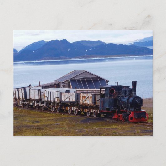De noordelijkste trein ter wereld, Svalbard Briefkaart (Voorkant)