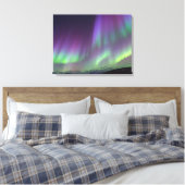 De Noorderlicht | Noord-IJsland Canvas Afdruk (Insitu (Slaapkamer))