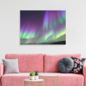 De Noorderlicht | Noord-IJsland Canvas Afdruk (Insitu (Woonkamer))