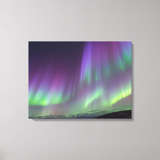 De Noorderlicht | Noord-IJsland Canvas Afdruk (Voorkant)