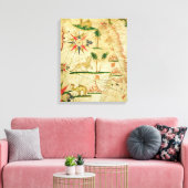 De noordkust van Afrika Canvas Afdruk (Insitu (Woonkamer))