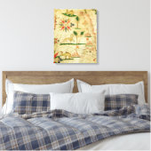 De noordkust van Afrika Canvas Afdruk (Insitu (Slaapkamer))