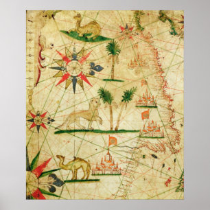 De noordkust van Afrika Poster