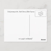 De noordkust van het meer van superieure Briefkaar Briefkaart (Achterkant)