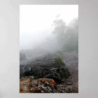 De noordkust van het meer van Superior Poster