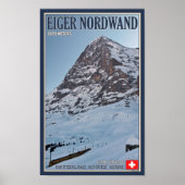 De noordmuur van de Eiger Poster (Voorkant)