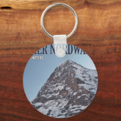 De noordmuur van de Eiger Sleutelhanger (Voorkant)