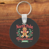 De Noordpool Bakkerij Kerst Gingerbread Sleutelhanger (Voorkant)