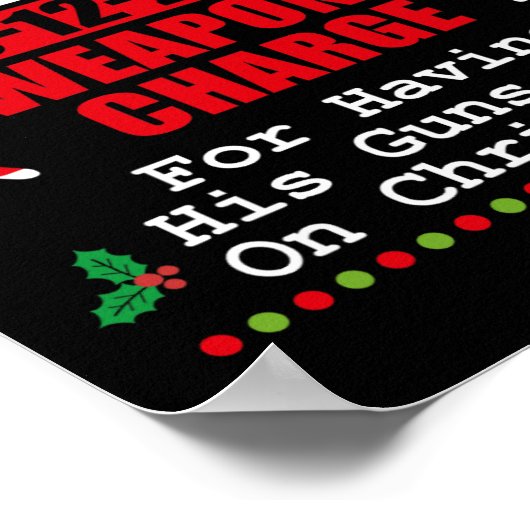 De Noordpool Correctional Weaponds laden zijn Pist Poster (Hoek)